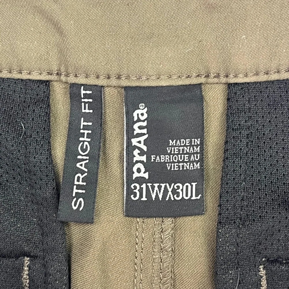 Prana Men's Zion Stretch‎ Hiking Pants Slim Straight Outdoor Trouser Size 31x30